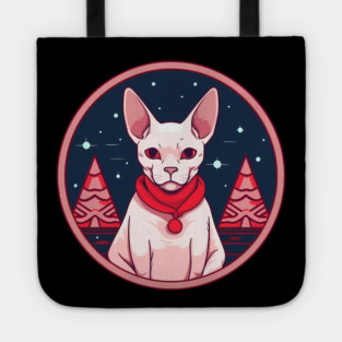 Sphynx Cat Xmas, Love Cats Tote