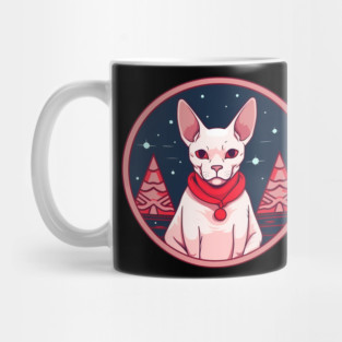 Sphynx Cat Xmas, Love Cats Mug