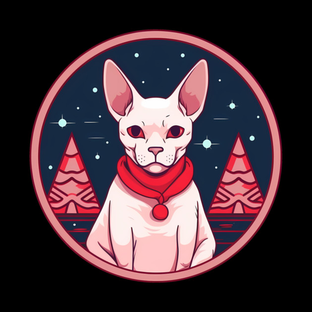 Sphynx Cat Xmas, Love Cats by logiamerch