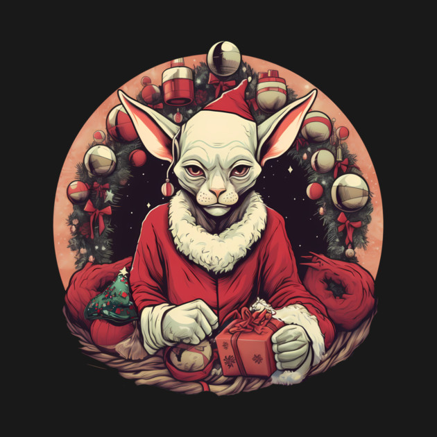 Sphynx Cat Xmas, Love Cats by logiamerch