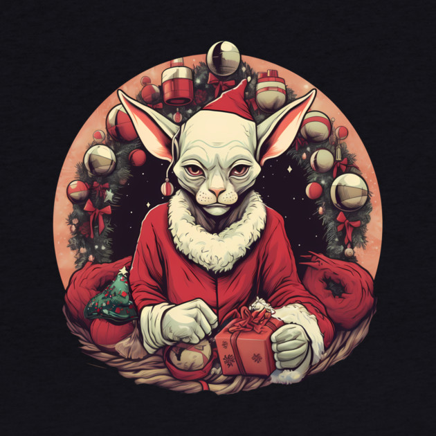 Sphynx Cat Xmas, Love Cats by logiamerch