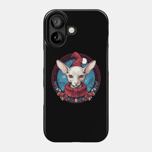 Sphynx Cat Xmas, Love Cats Phone Case by logiamerch