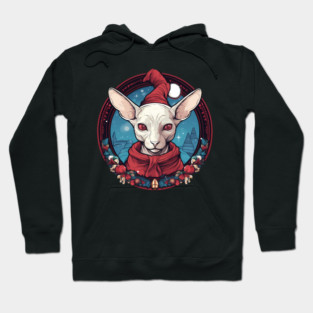 Sphynx Cat Xmas, Love Cats Hoodie