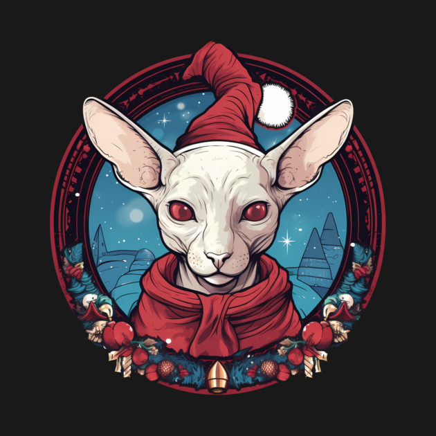 Sphynx Cat Xmas, Love Cats by logiamerch