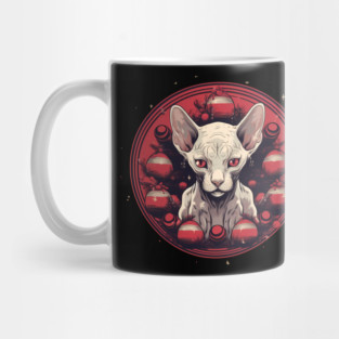 Sphynx Cat Xmas, Love Cats Mug