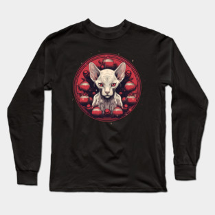Sphynx Cat Xmas, Love Cats Long Sleeve T-Shirt