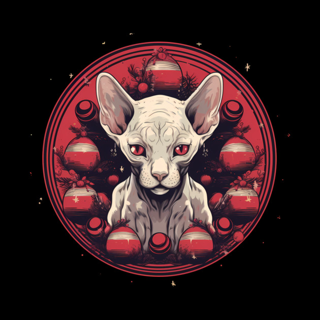 Sphynx Cat Xmas, Love Cats by logiamerch