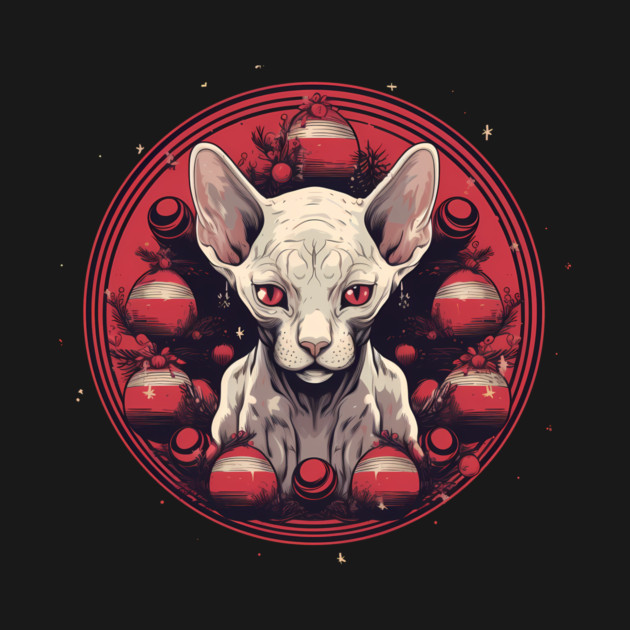 Sphynx Cat Xmas, Love Cats by logiamerch