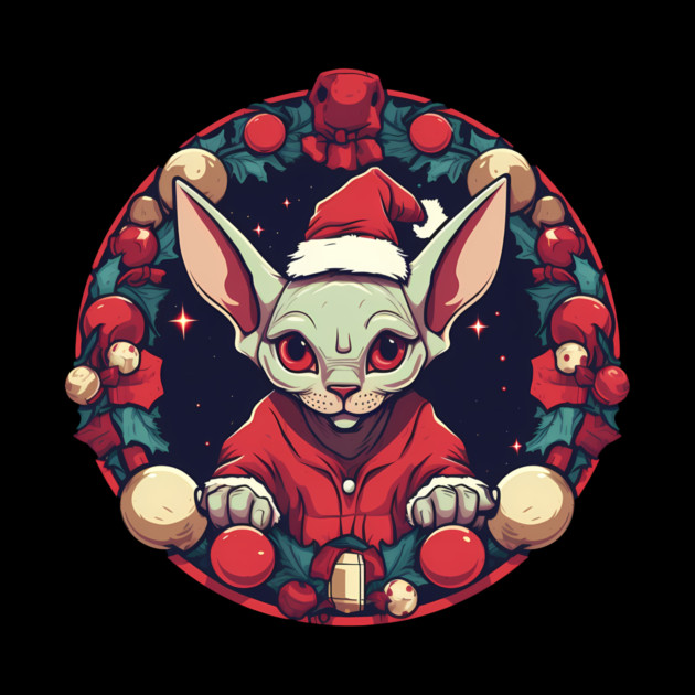 Sphynx Cat Xmas, Love Cats by logiamerch