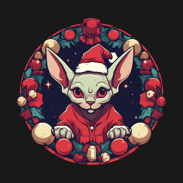 Sphynx Cat Xmas, Love Cats by logiamerch