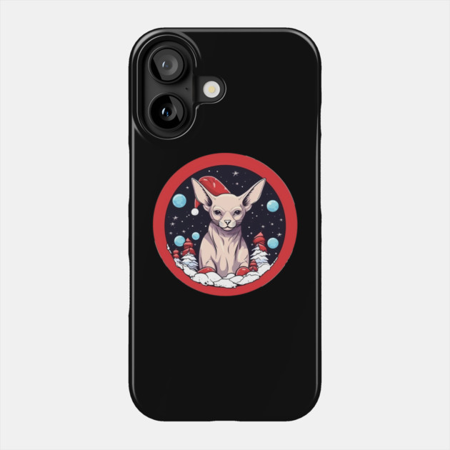 Sphynx Cat Xmas, Love Cats Phone Case by logiamerch