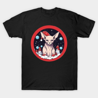 Sphynx Cat Xmas, Love Cats T-Shirt
