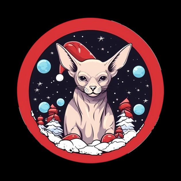 Sphynx Cat Xmas, Love Cats by logiamerch