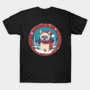 Tonkinese Cat Xmas, Love Cats T-Shirt