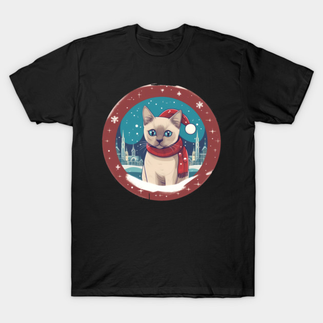 Tonkinese Cat Xmas, Love Cats T-Shirt by logiamerch