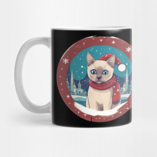 Tonkinese Cat Xmas, Love Cats Mug