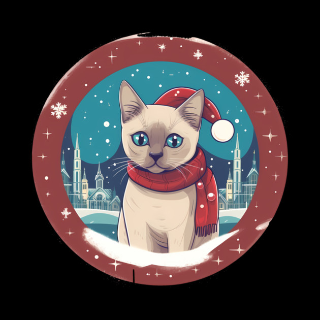 Tonkinese Cat Xmas, Love Cats by logiamerch