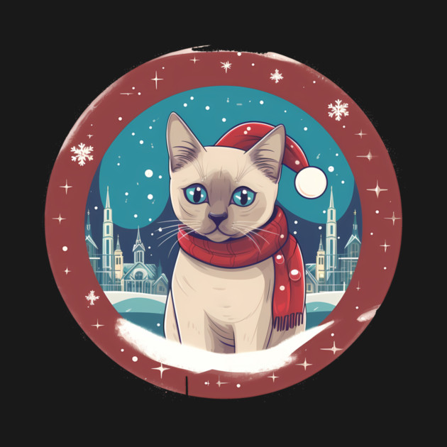 Tonkinese Cat Xmas, Love Cats by logiamerch