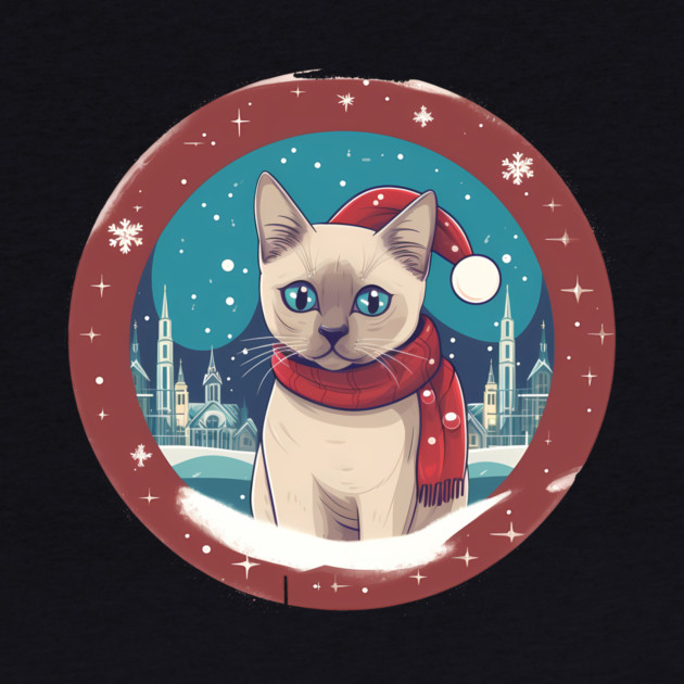 Tonkinese Cat Xmas, Love Cats by logiamerch