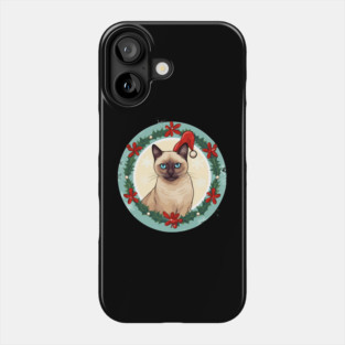 Tonkinese Cat Xmas, Love Cats Phone Case