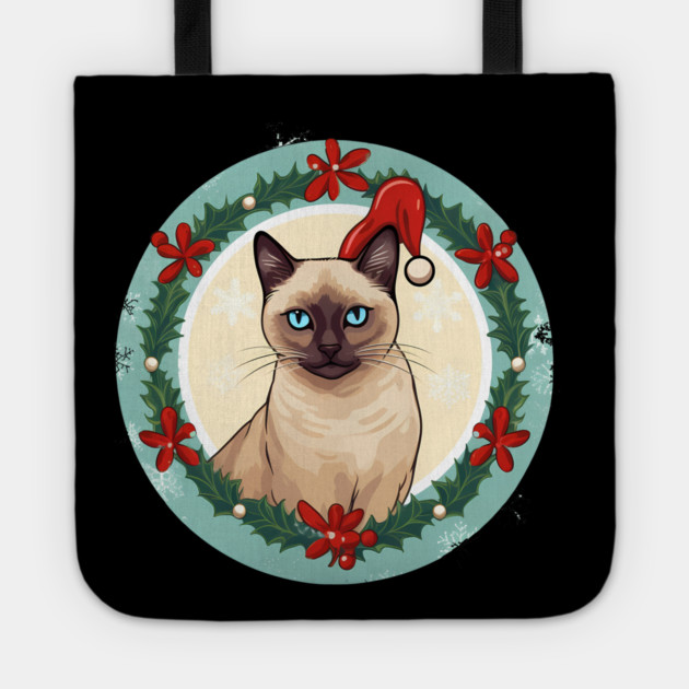 Tonkinese Cat Xmas, Love Cats Tote by logiamerch