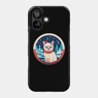 Tonkinese Cat Xmas, Love Cats Phone Case