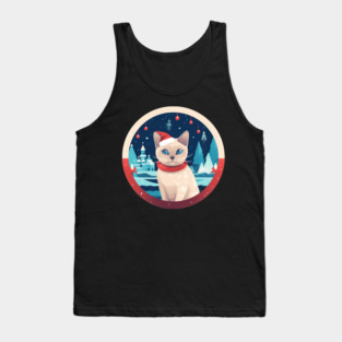Tonkinese Cat Xmas, Love Cats Tank Top