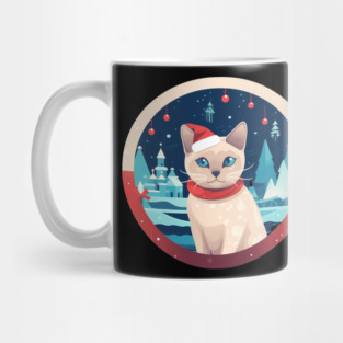 Tonkinese Cat Xmas, Love Cats Mug