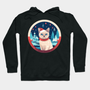 Tonkinese Cat Xmas, Love Cats Hoodie