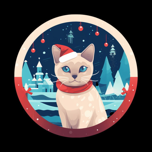 Tonkinese Cat Xmas, Love Cats by logiamerch
