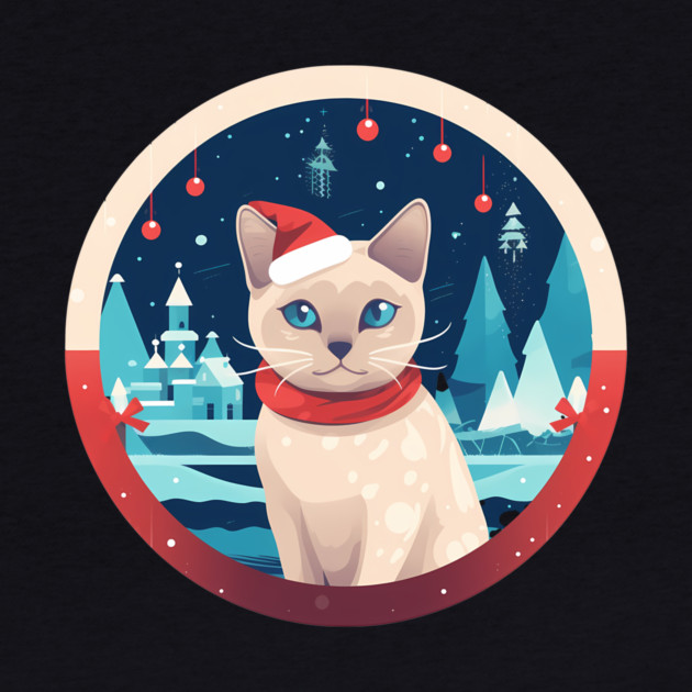 Tonkinese Cat Xmas, Love Cats by logiamerch