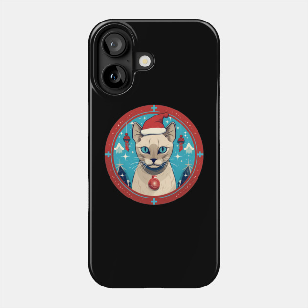 Tonkinese Cat Xmas, Love Cats Phone Case by logiamerch