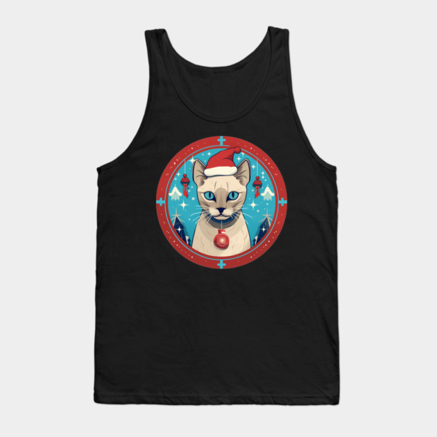 Tonkinese Cat Xmas, Love Cats Tank Top by logiamerch