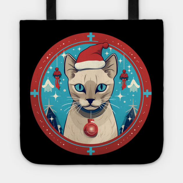 Tonkinese Cat Xmas, Love Cats Tote by logiamerch