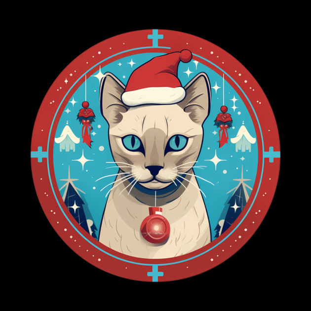 Tonkinese Cat Xmas, Love Cats by logiamerch