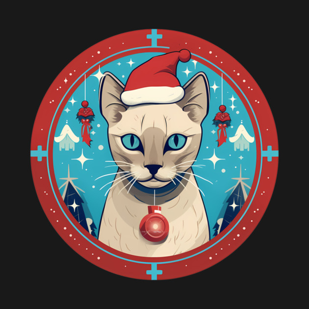 Tonkinese Cat Xmas, Love Cats by logiamerch