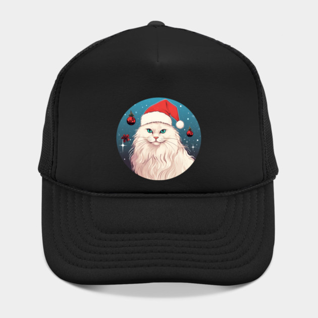 Turkish Angora Cat Xmas, Love Cats by logiamerch