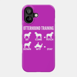 Otterhound Training Boxer Dog Tricks Phone Case