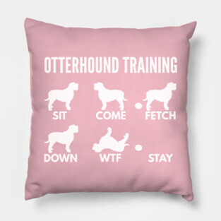 Otterhound Training Boxer Dog Tricks Pillow