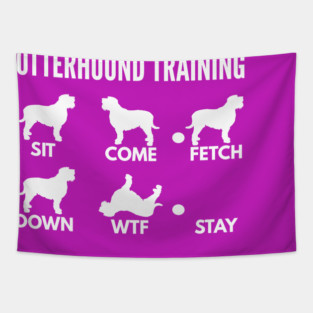Otterhound Training Boxer Dog Tricks Tapestry