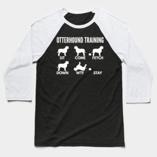 Otterhound Training Boxer Dog Tricks Baseball T-Shirt