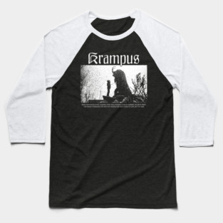 Krampus Baseball T-Shirt