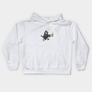 Cawfee!!! Kids Hoodie