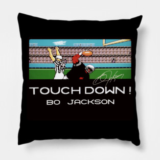 Tecmo Bowl Bo Jackson with Signature Pillow