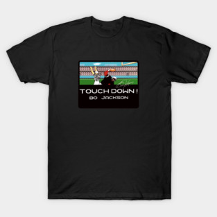 Tecmo Bowl Bo Jackson with Signature T-Shirt