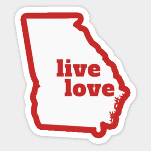 Georgia - Live Love Georgia Magnet