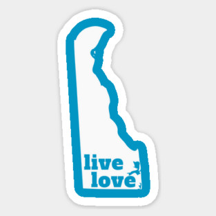Delaware - Live Love Delaware Magnet