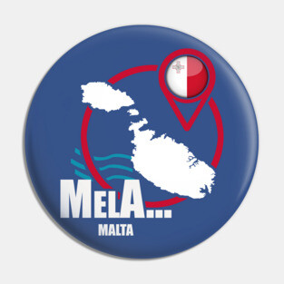 Maltese National Catchprase Pin