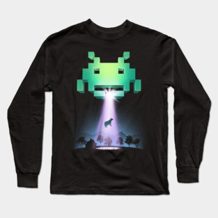 Space Invaders Long Sleeve T-Shirt