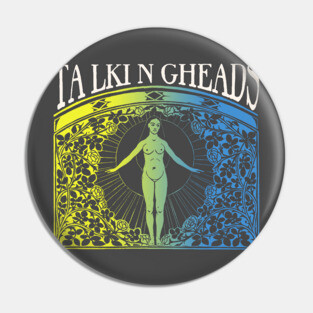 vintage retro talking heads / fanmade Pin